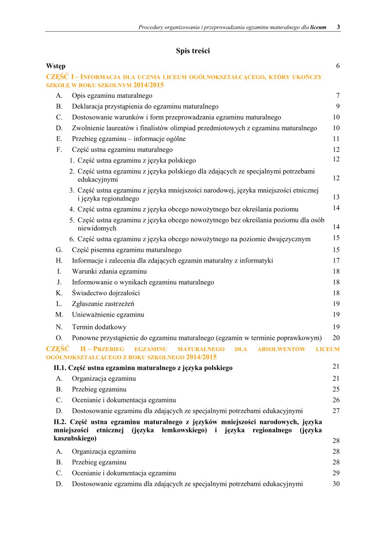 Informator maturzysty dla LO - matura 2015 - 03