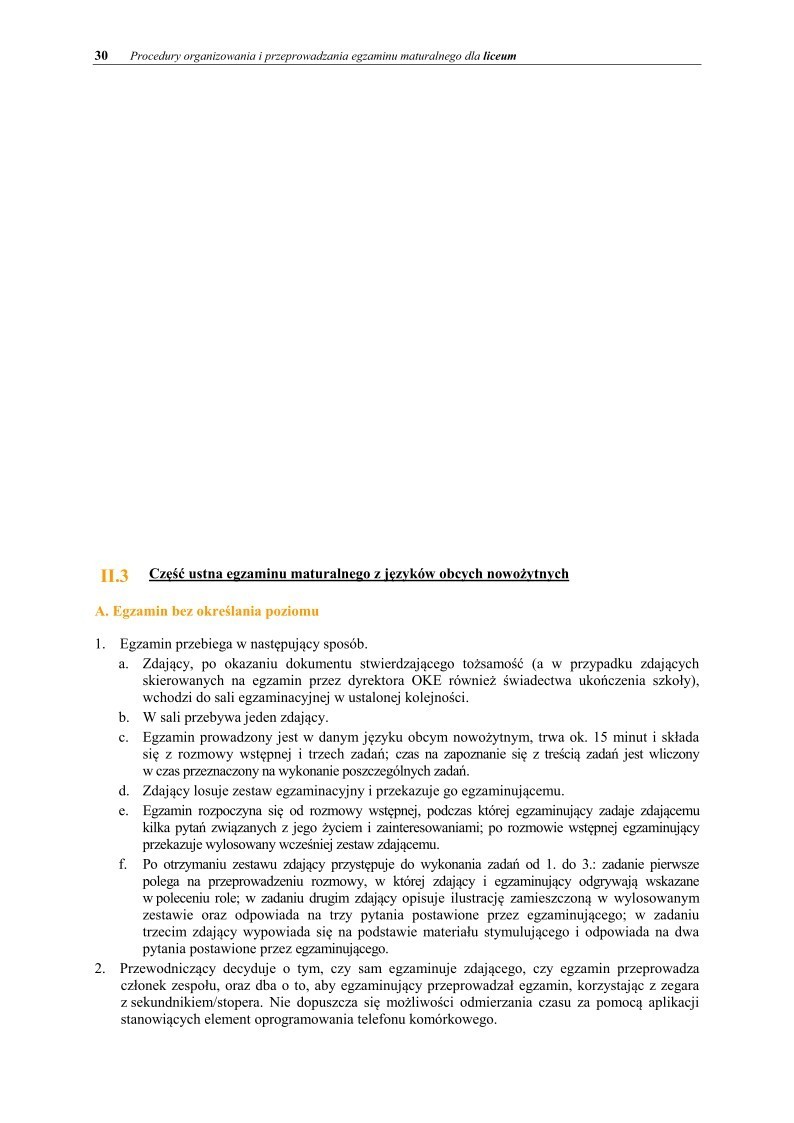 Informator maturzysty dla LO - matura 2015 - 30b